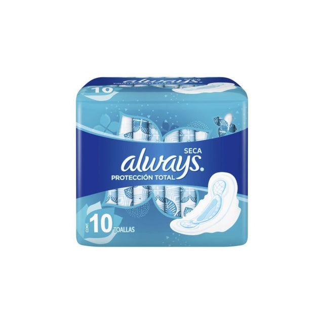 Toalla Sanit Always Protect Seca Con 10