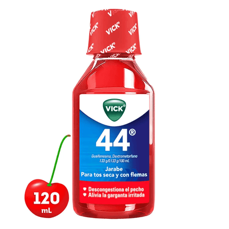 Vick 44 Jarabe Adto / Inf 120 Ml