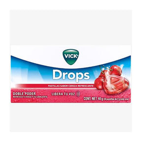 Vick Drops Cereza Con 20 Pastillas