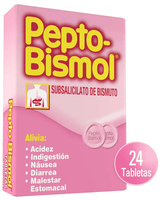 Pepto Bismol Con 24 Tabletas