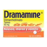 Dramamine 50 Mg Con 24 Tabletas