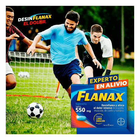 Flanax 550 Mg 1Con 2 Tabletas