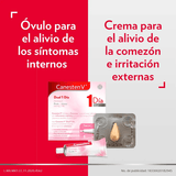 Canesten V Dual 1 Dia Ovulo Y Crema Clotrimazol 500 Mg / 1 %