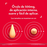 Canesten V Dual 1 Dia Ovulo Y Crema Clotrimazol 500 Mg / 1 %