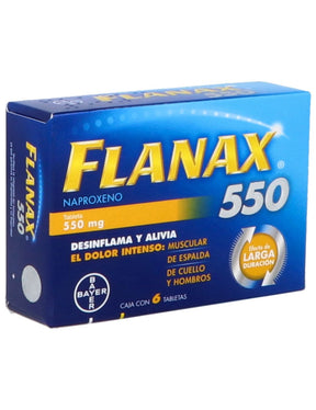 Flanax 550 Mg Con 6 Tabletas