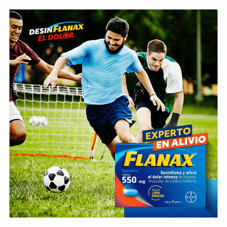 Flanax 550 Mg Con 6 Tabletas