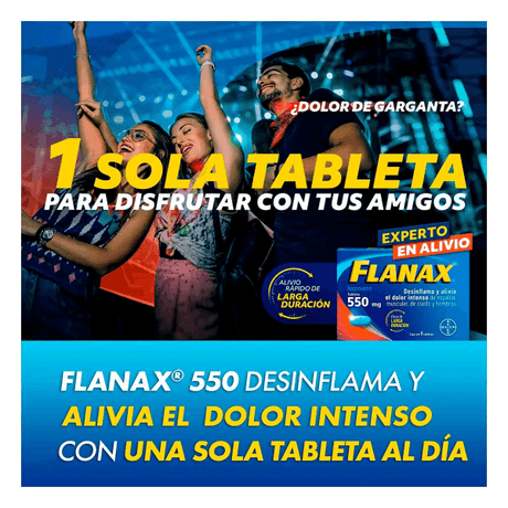 Flanax 550 Mg Con 6 Tabletas
