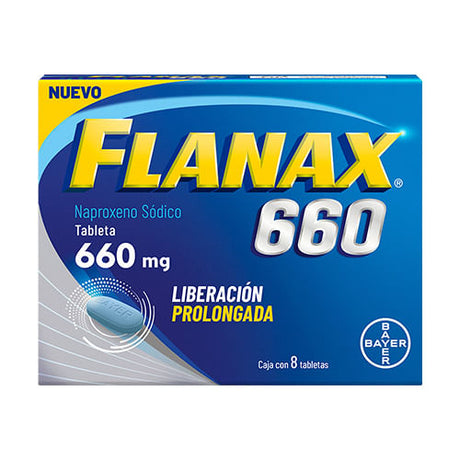 Flanax-660 660 Mg Con 8 Tabletas