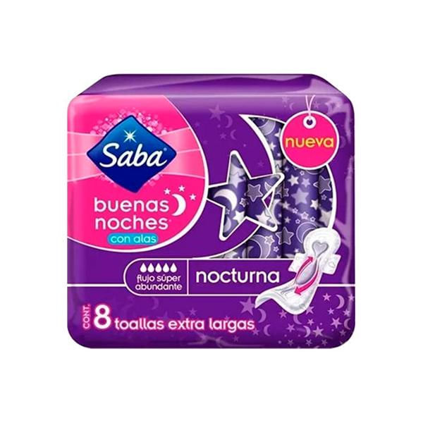 Toallas Sanit Saba Buenas Noches Con 8