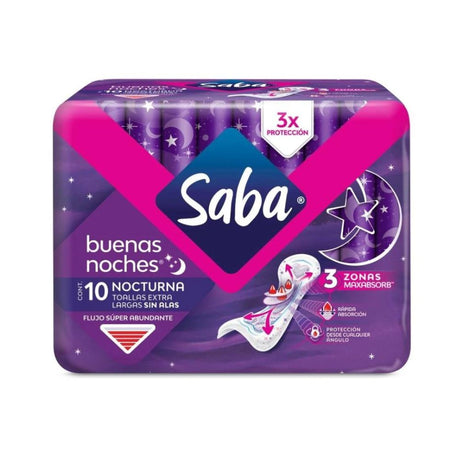 Toallaas Sanit Saba B / Noche Ult Ala / 10