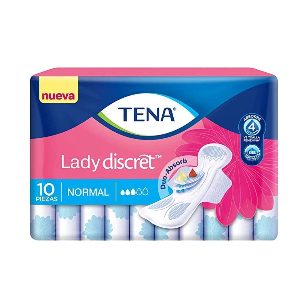 Toallaas Sanit Tena Lady Con 10 Normal