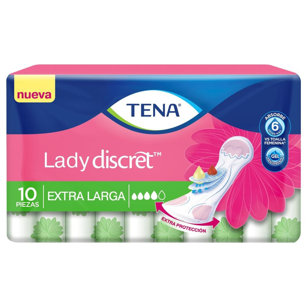 Tas Sanit Tena Lady E-Larga Con 10