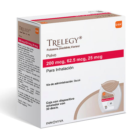 Trelegy 200 Mcg Inh 30 Dosis Polvo