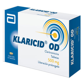 Klaricid Od 500 Mg Con 10 Tabletas