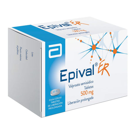 Epival Er 500 Mg Con 60 Tabletas