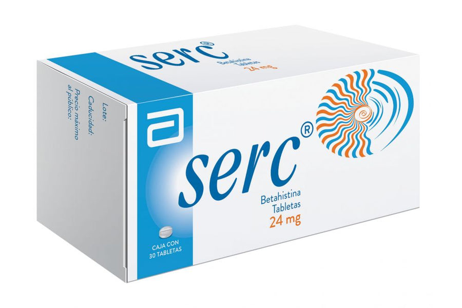 Serc 24 Mg Con 30 Tabletas – Farmacia Herrera