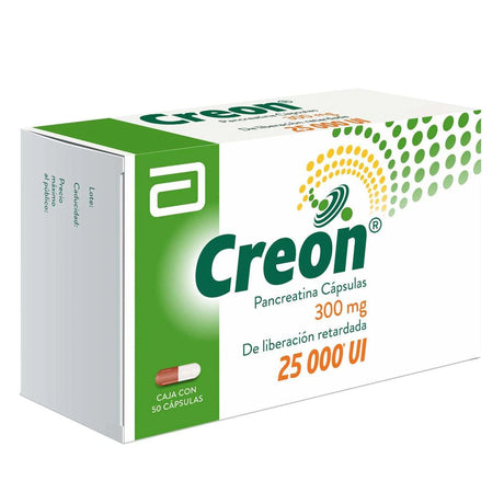 Creon 300 Mg 25000 Ui Con 50 Capsula