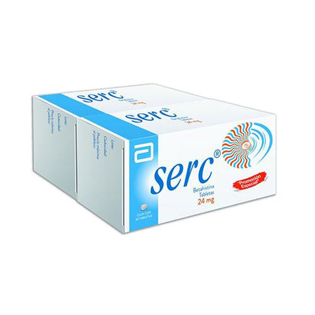 Serc 24 Mg Con 30 Tabletas Duo Pack