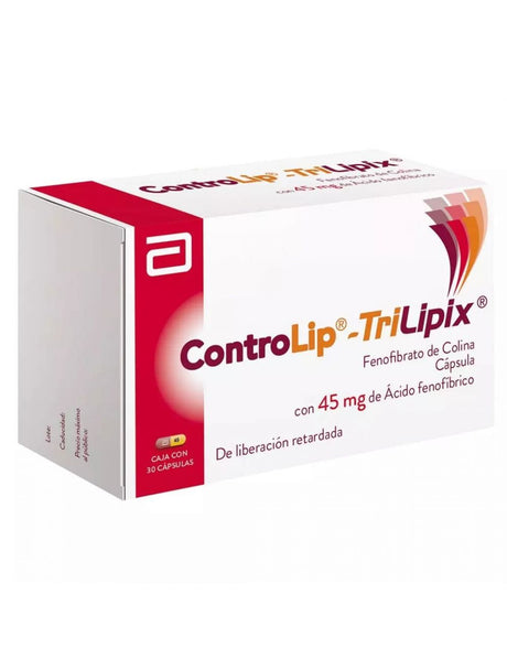 Controlip Trilipix 45 Mg Con 30 Capsulas