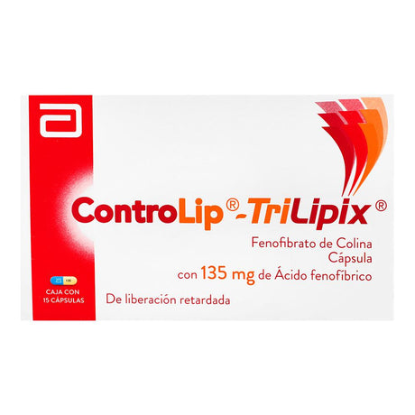 Controlip Trilipix 135 Mg Con 15 Capsulas