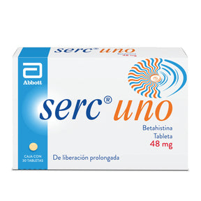 Serc Uno 48 Mg Con 30 Tabletas