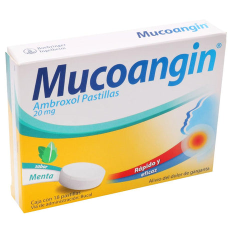 Mucoangin Menta Past Con 18