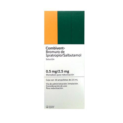 Combivent 2.5 Ml Ampulas Con 10