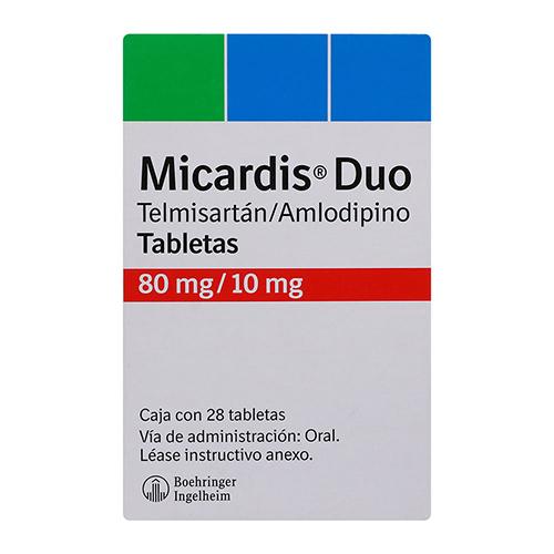 Micardis Duo 80 Mg / 10 Mg Con 28 Tabletas