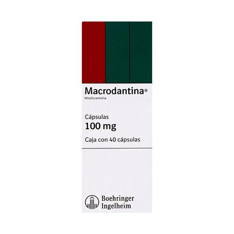 Macrodantina 100 Mg Con 40 Capsulas