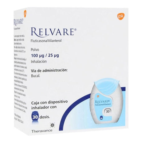 Relvare Polvo 30 D 100 Mcg / 25 Mcg