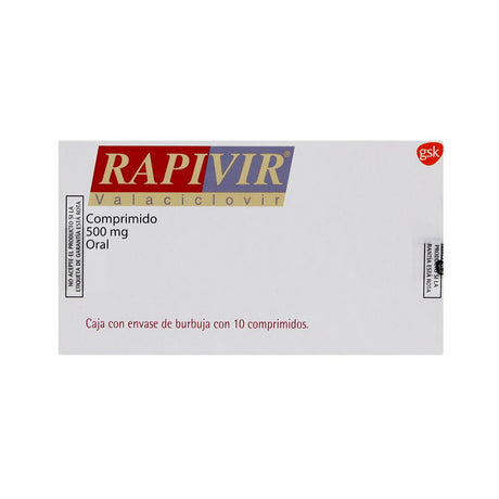 Rapivir 500 Mg Con 10 Tabletas