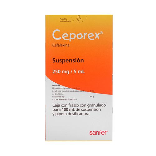 Cepilloorex Suspension 250 Mg 100 Ml