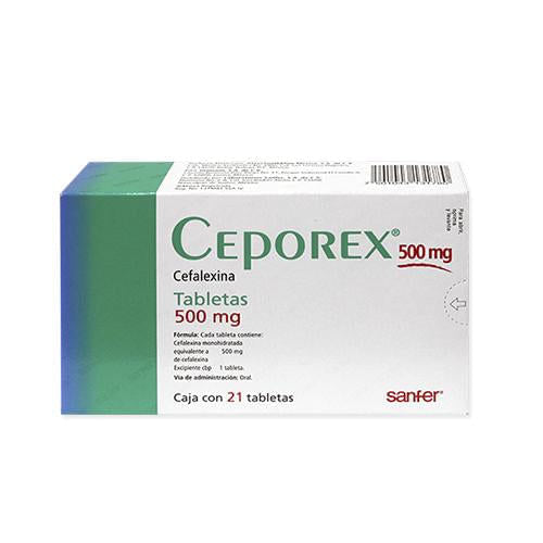 Cepilloorex 500 Mg Con 21 Tabletas