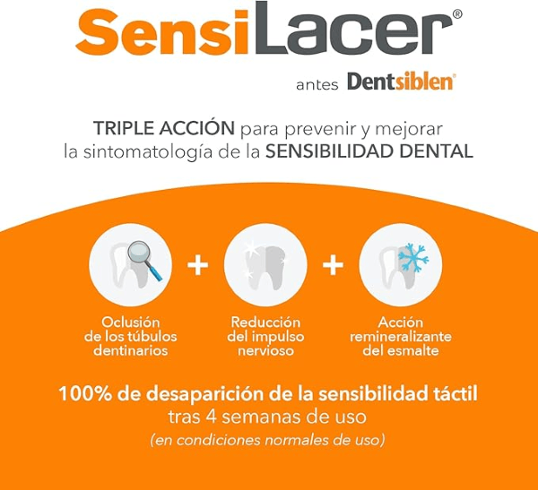 Sensilacer Gel Dentifrico 75 Ml / 100.5 G Dientes Sensibles Pasta Lacer