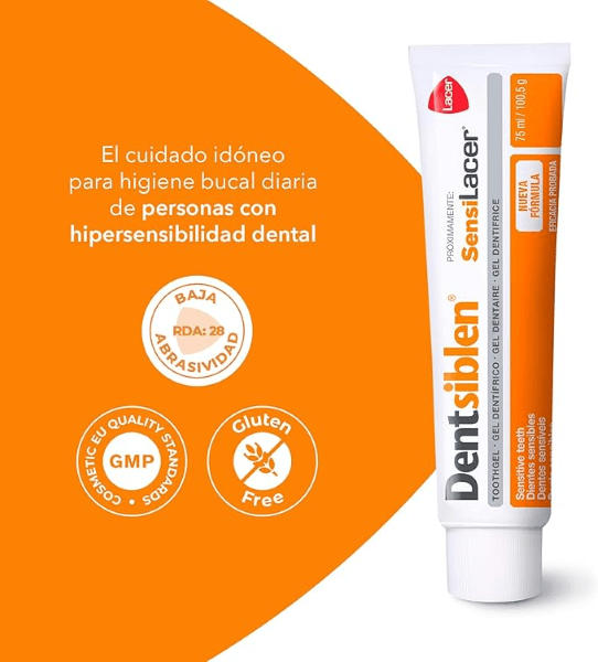 Sensilacer Gel Dentifrico 75 Ml / 100.5 G Dientes Sensibles Pasta Lacer