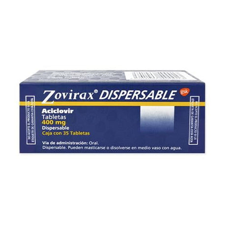 Zovirax 400 Mg Disper Con 3 Tabletas5