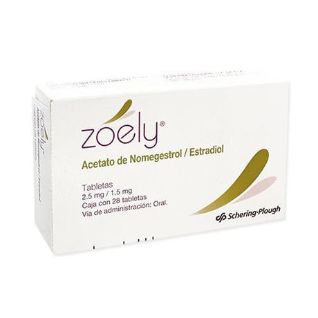 Zoely 2.5 / 1.5 Mg Tabletas Oral Con 28