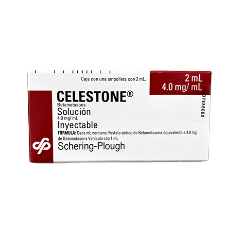 Celestone 4 Mg Solución Inyectable Ampulas 2 Ml