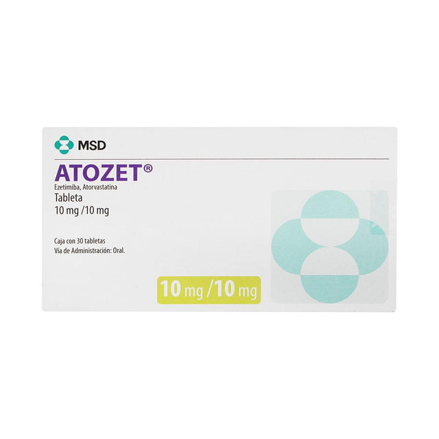 Atozet 10 / 10 Mg Con 30 Tabletas