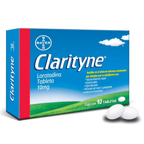 Clarityne 24 H 10 Con 10 Tabletas Mg