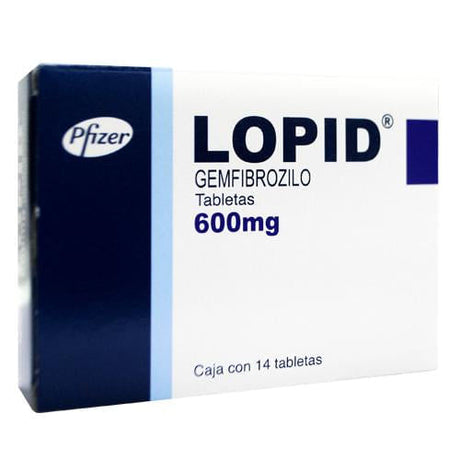 Lopid 600 Mg Con 14 Capsulas