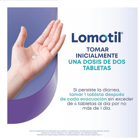 Lomotil 2 Mg Con 8 Tabletas