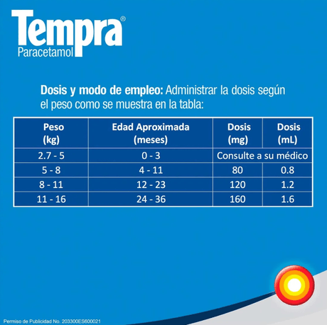 Tempra Ped 100 Mg Gotas 30 Ml 053