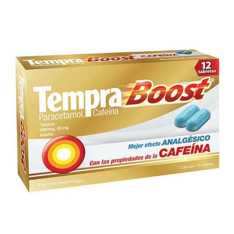 Tempra Boost 500 Mg / 65 Mg Con 12 Tabletas
