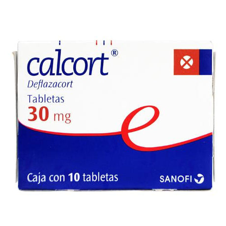 Calcort 30 Mg Con 10 Tabletas