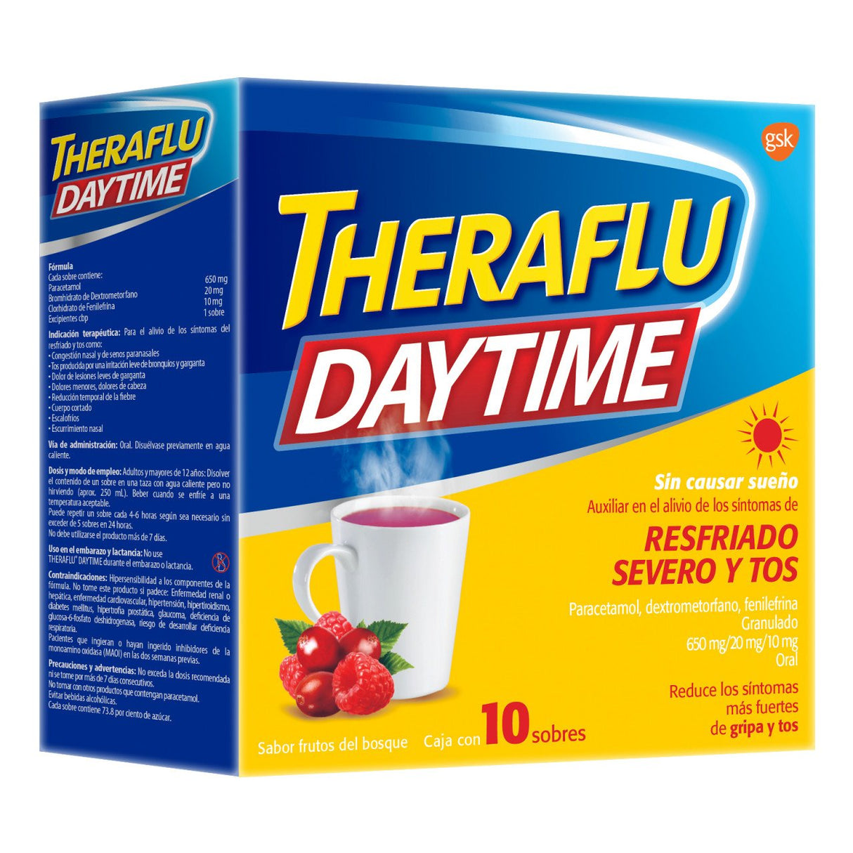 Theraflu Daytime Frut Bosq 10 Sbrs