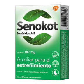 Senokot 187 Mg Con 28 Tabletas