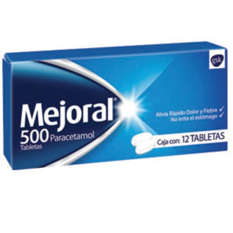 Mejoral 500 Mg Con 12 Tabletas