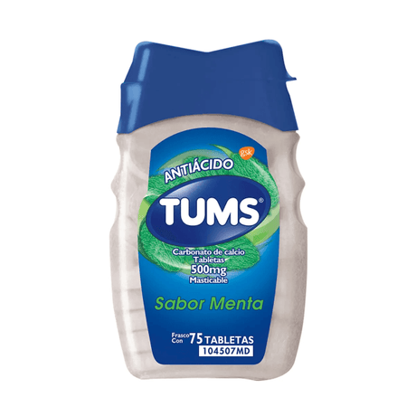 Tums Tabletas Menta Con 75