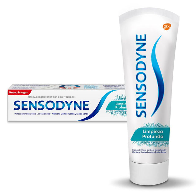 Crema Dental Sensodyne Pdnt Limpieza Profunda 113 Gr